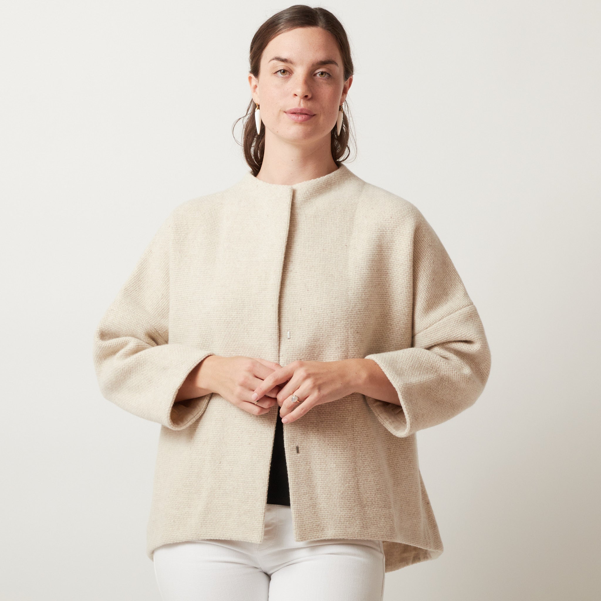 Evam Eva Short Tweed Coat – Atlantic Nantucket