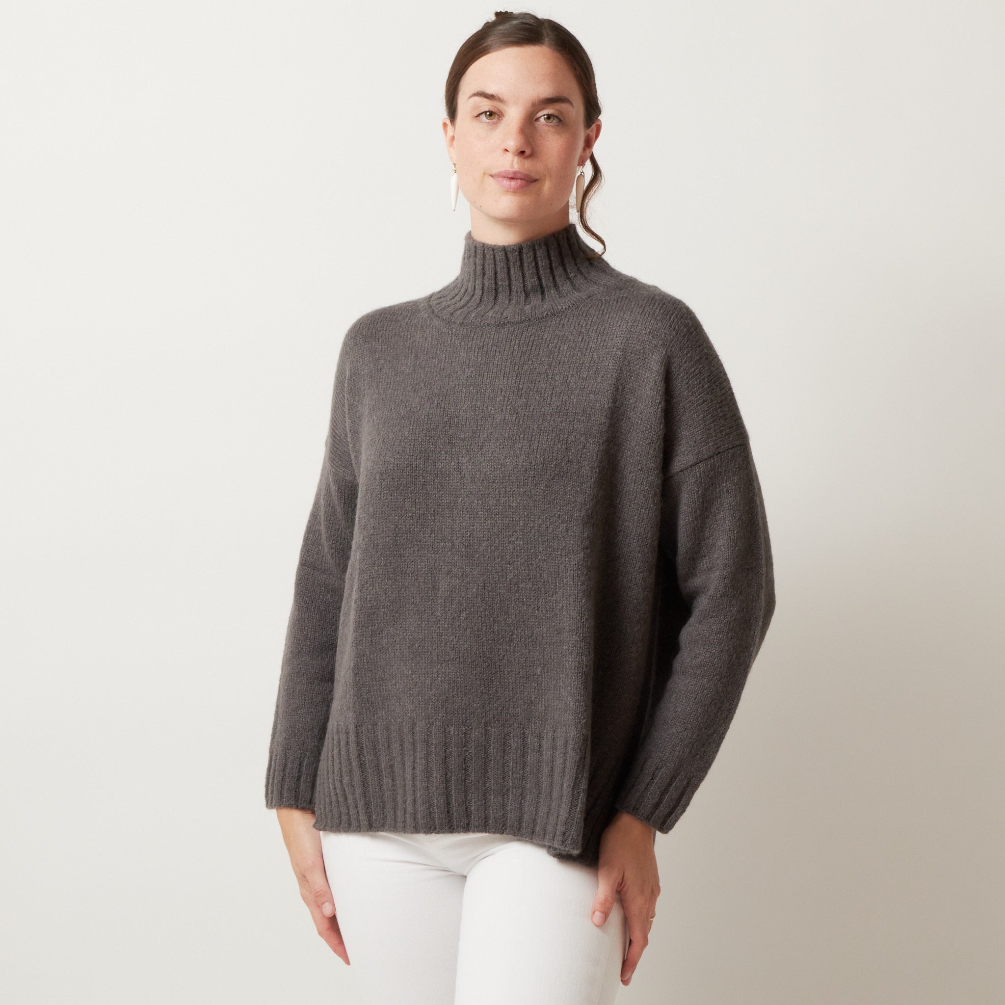 Evam Eva Raised Neck Pullover