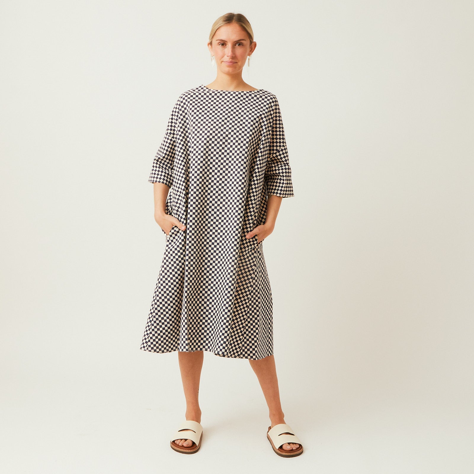 white christmas dresses Apuntob Cotton Swing Dress – Atlantic Nantucket