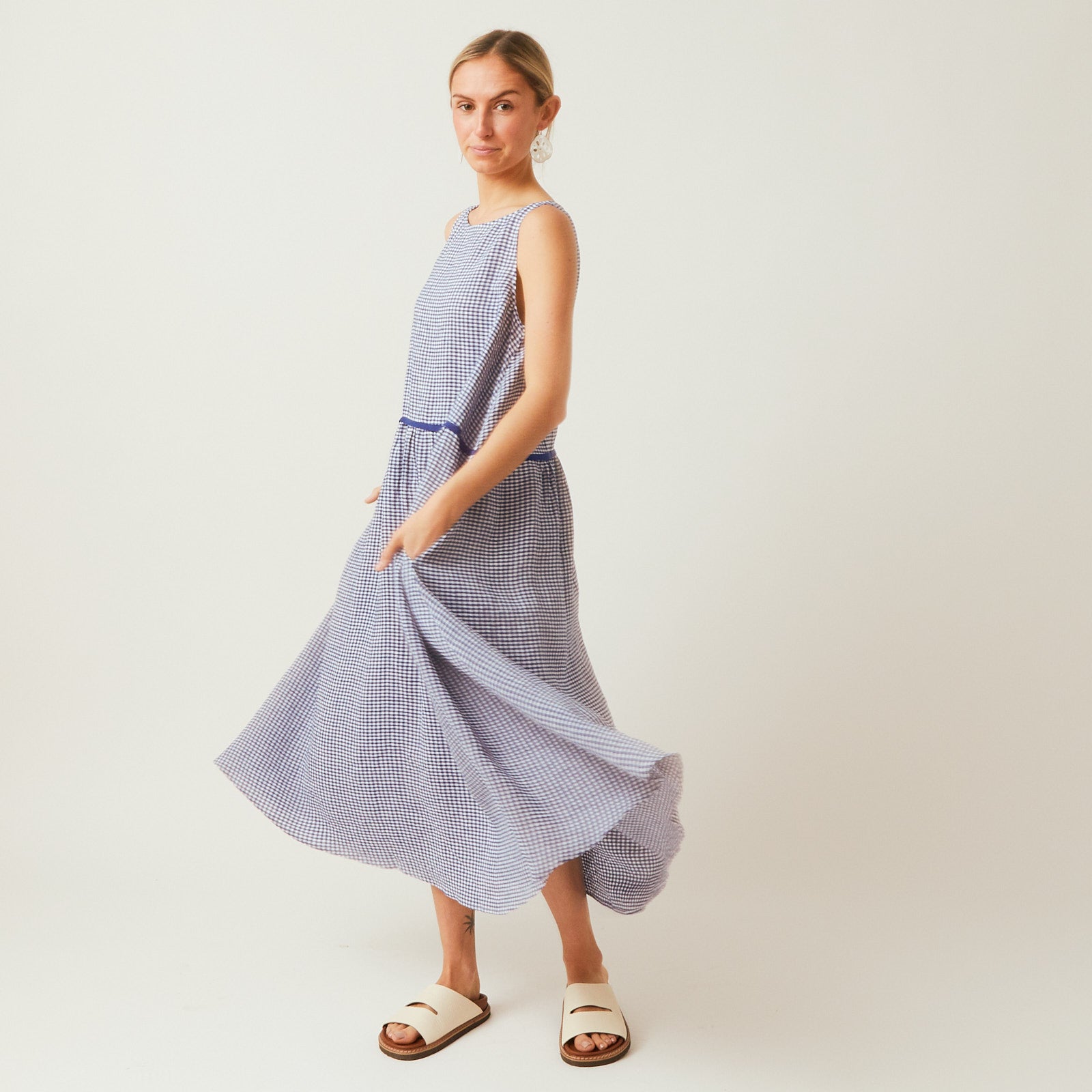 knee length dresses for ladies Cotton Linen Shirt Dress – La Garçonne