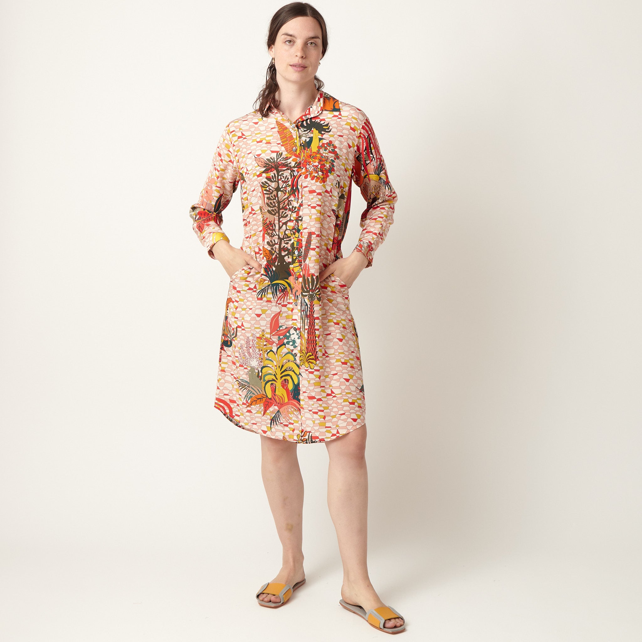 Rumisu Enchanted Forest Shirt Dress Rumisu Enchanted Forest Shirt Dress