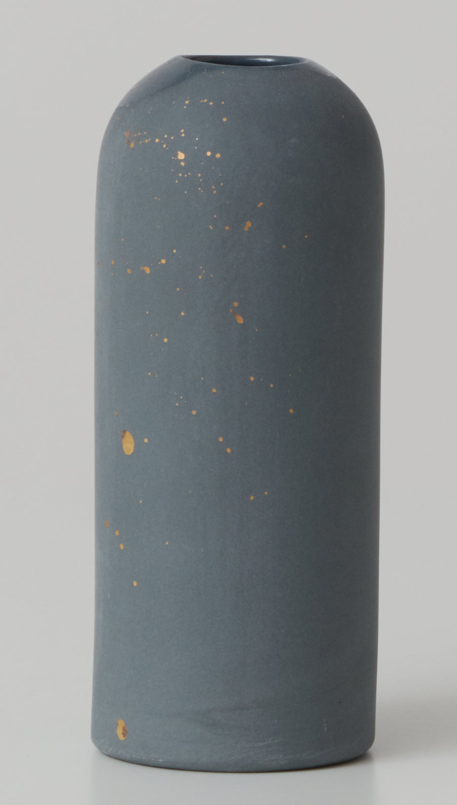 Small Porcelain Vase  with Gold Splatter