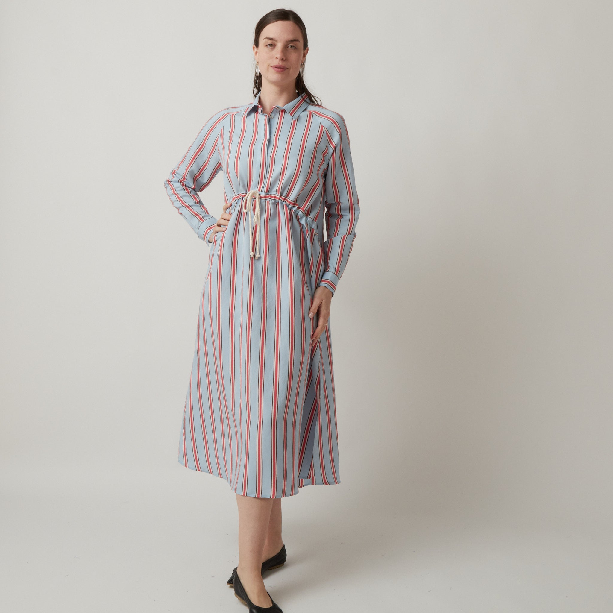 Chloe Stora Noemie Stripe Dress