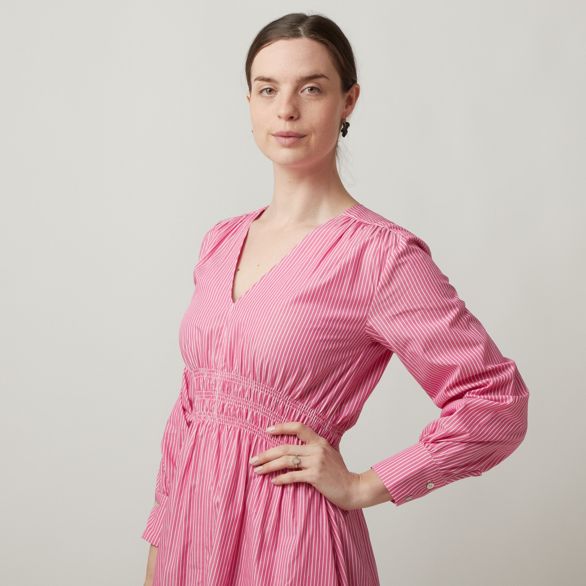 Robe Chloé Stora En Coton Jaune - Taille 36 Longue - Occasion Très Bon état