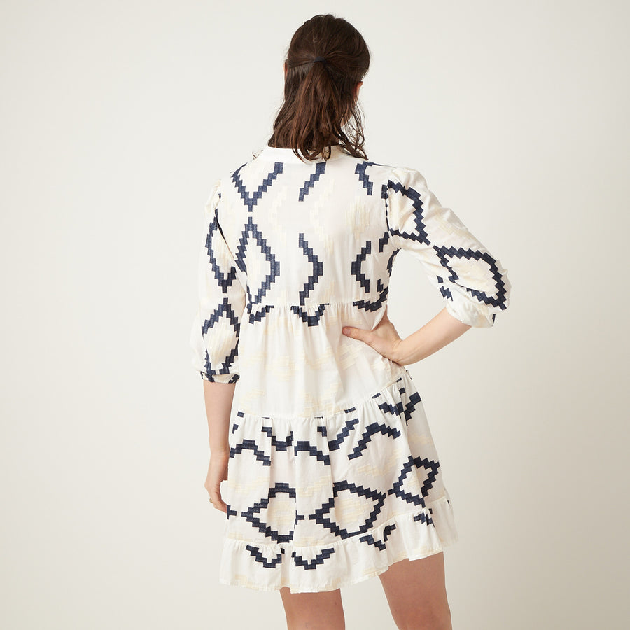 Greek Short Geometric Dress