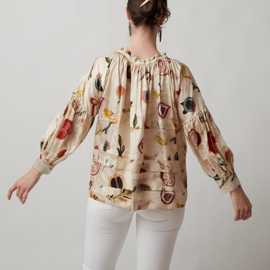 Runaway Bicycle Printed Astrid Top