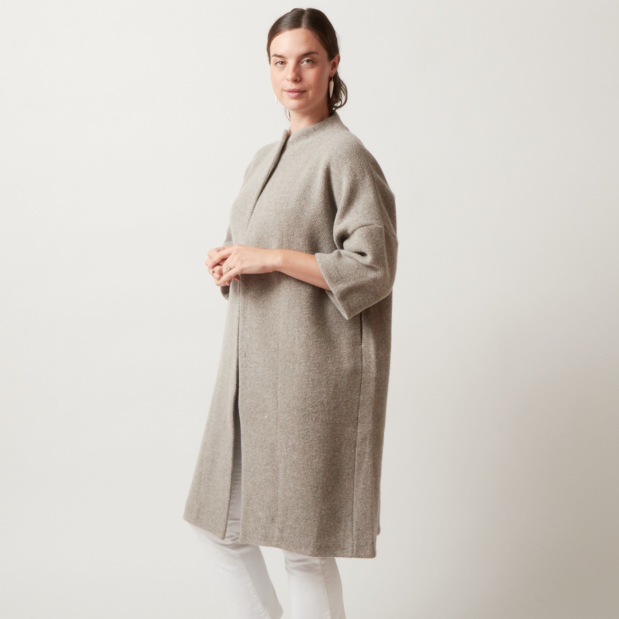 Evam Eva Long Tweed Coat – Atlantic Nantucket