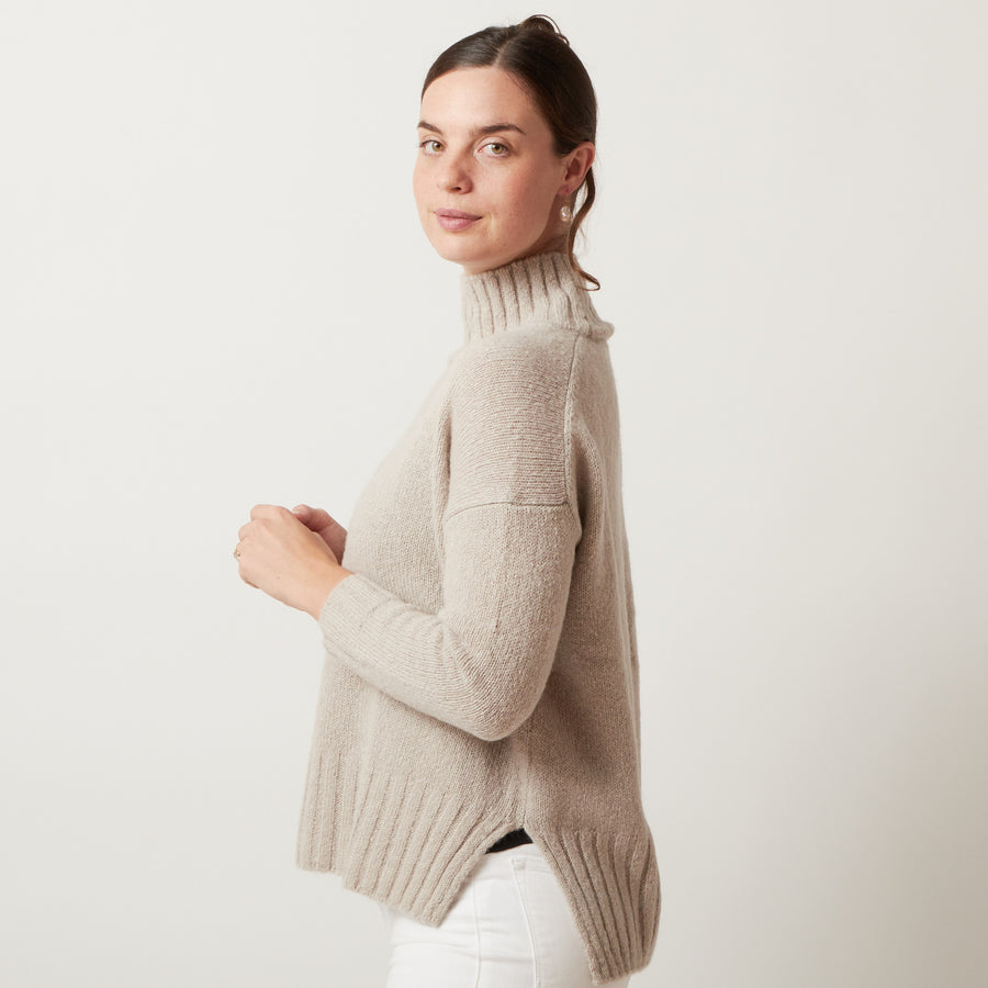 Evam Eva Raised Neck Pullover