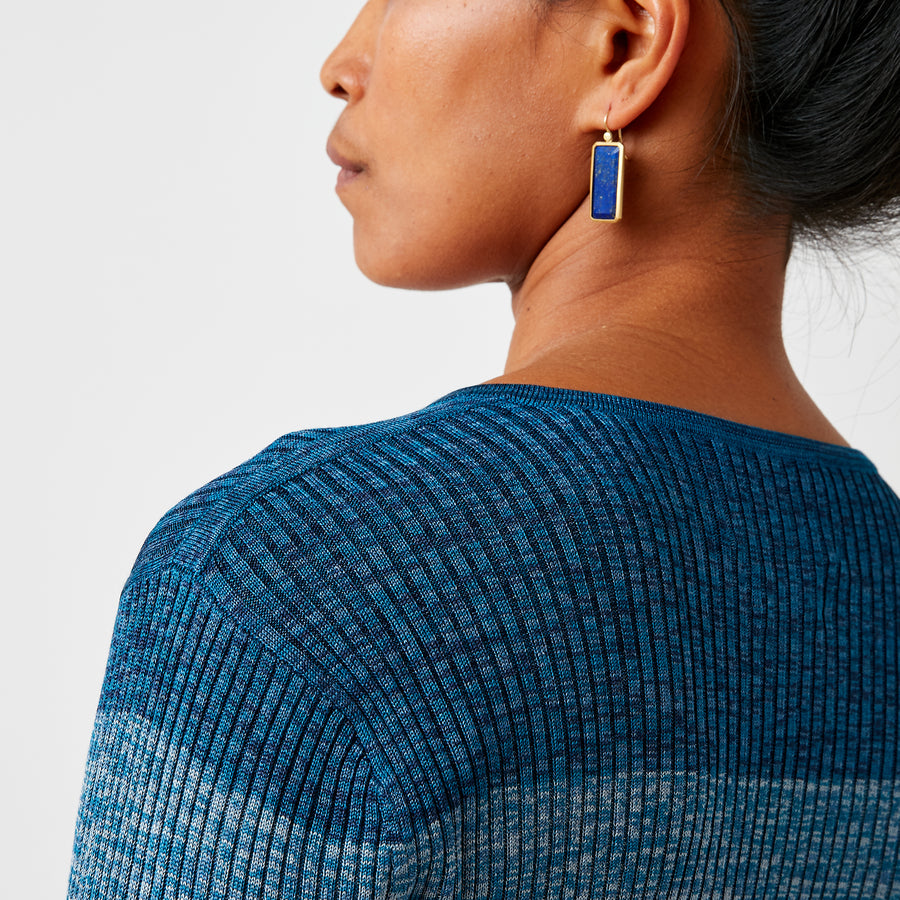 JED Gradient Sweater | Blue Sale