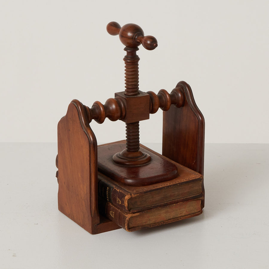 Antique English Miniature Book Press