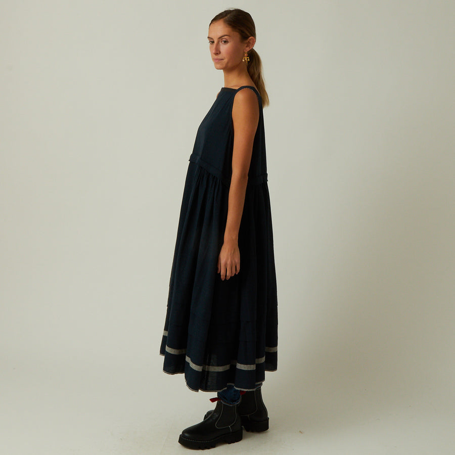 Runaway Bicycle Square Neck Cotton Dress Sale