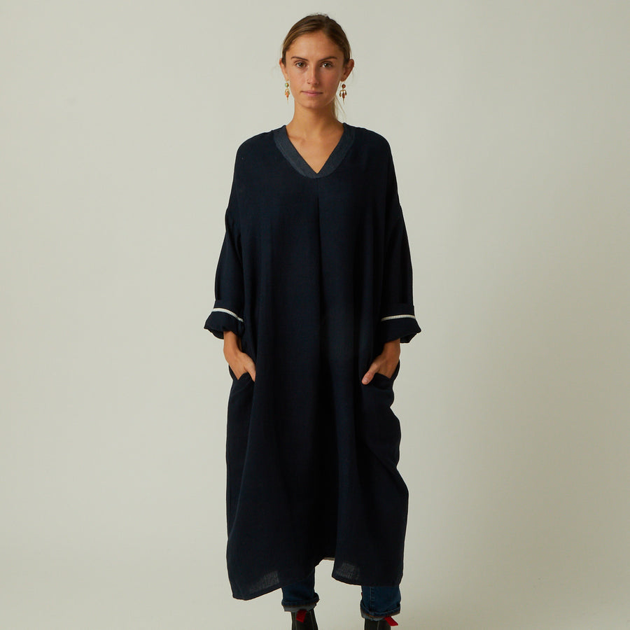 Runaway Bicycle Navy Swing Dress Sale