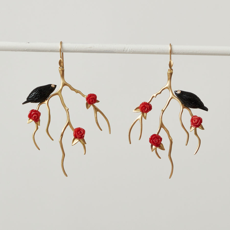 Annette Ferdinandsen Rose Branches with Birds