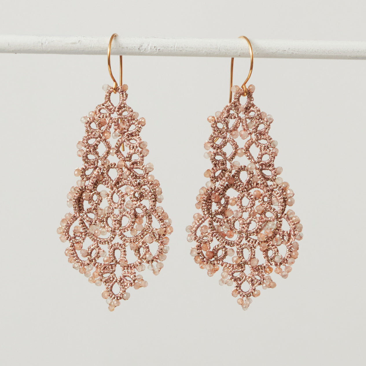 Sunstone Lace Earrings