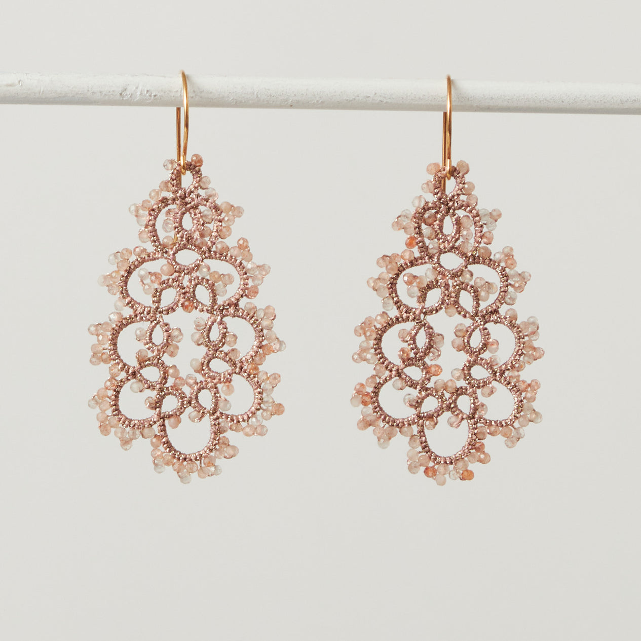 Sunstone Lace Earrings