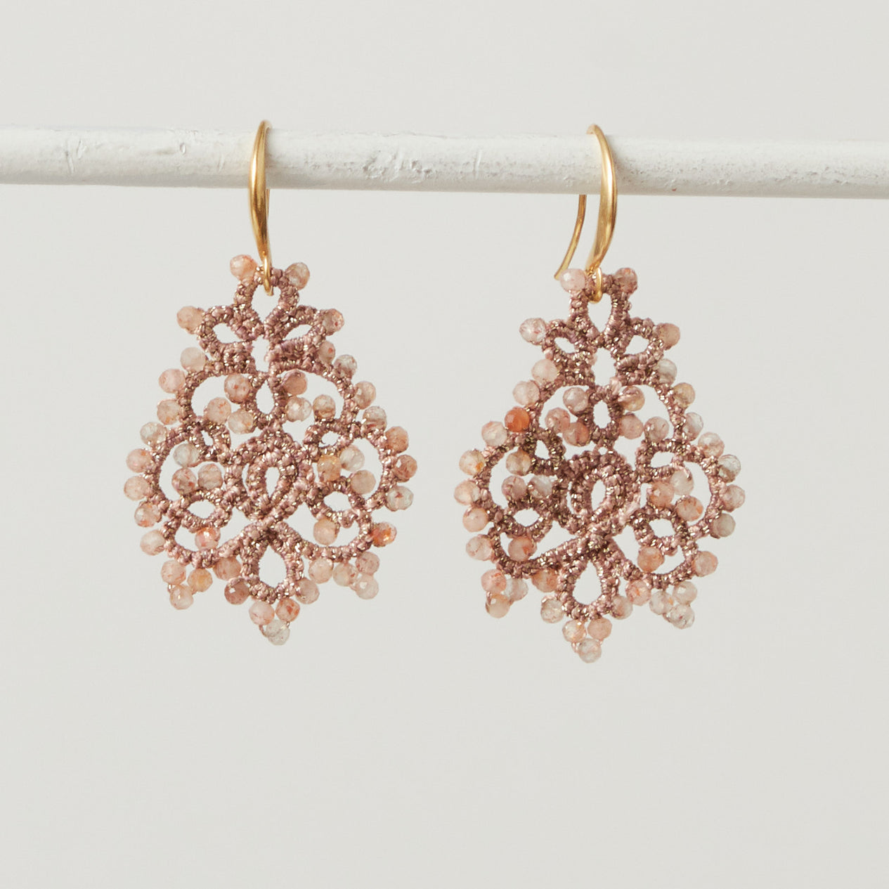Sunstone Lace Earrings