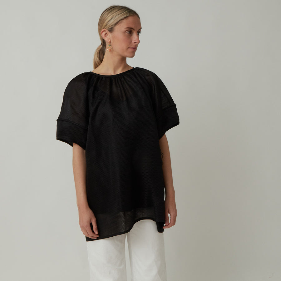 Arch The Silk Puff Sleeve Top