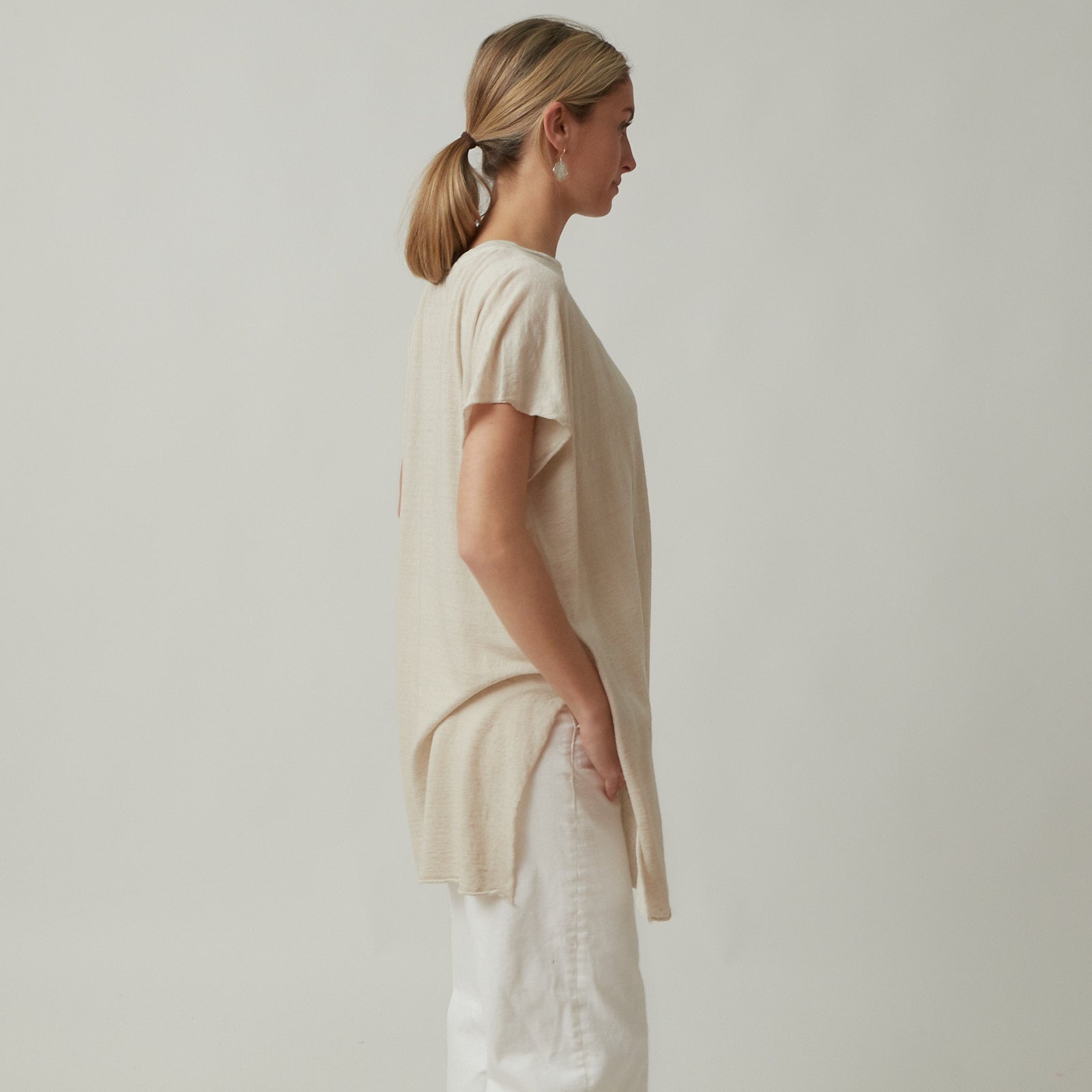 Evam Eva Slit Poncho – Atlantic Nantucket