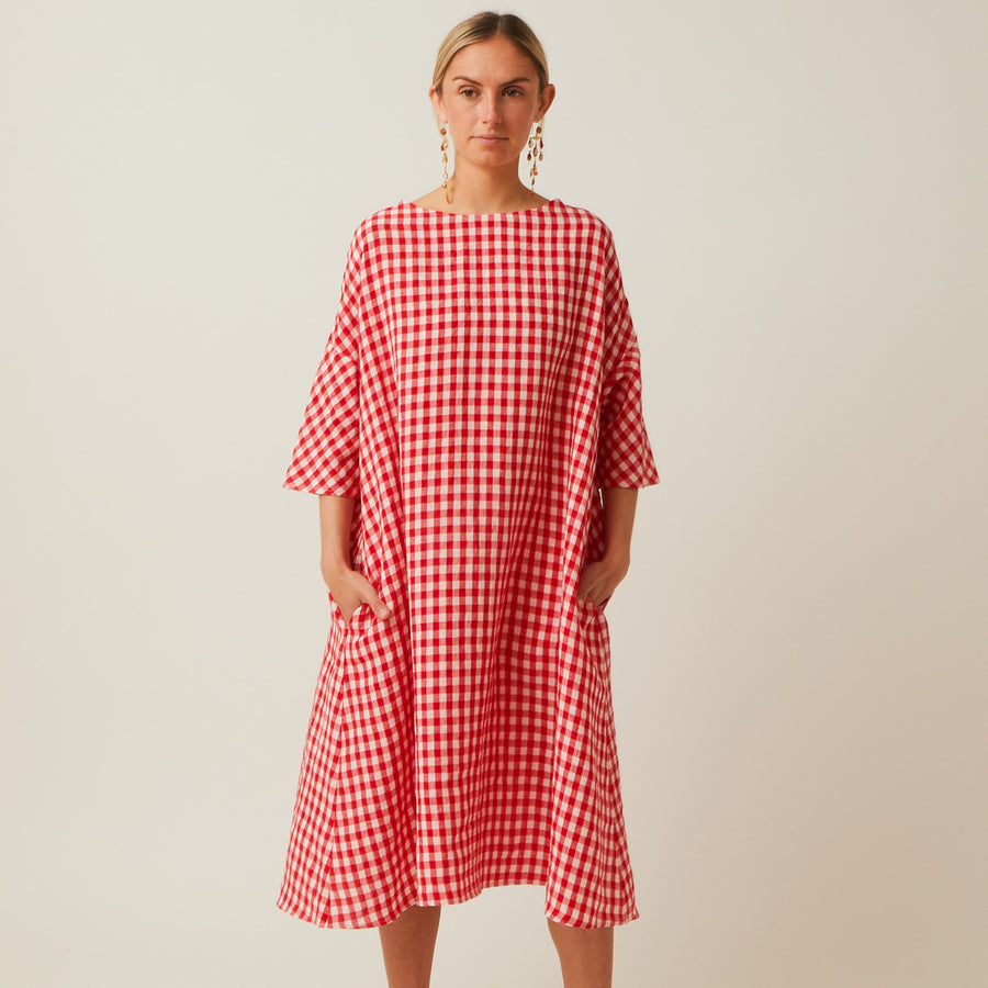 Apuntob Linen Swing Dress Atlantic Nantucket Apuntob Linen Swing Dress Atlantic Nantucket