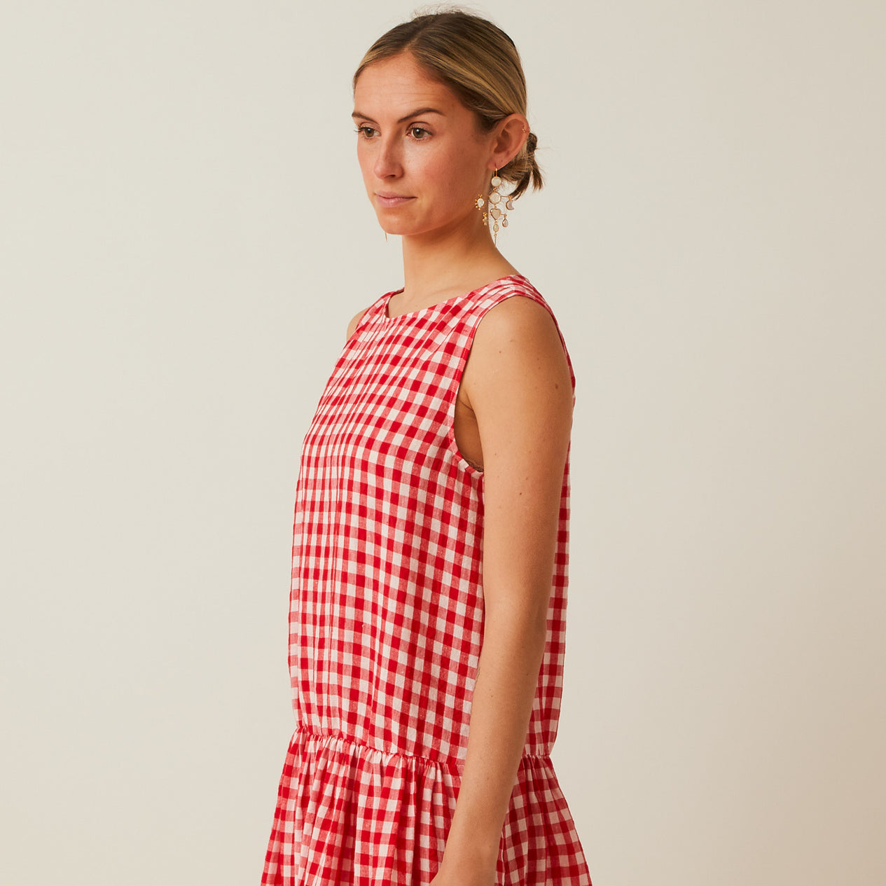 Apuntob Gingham Dress