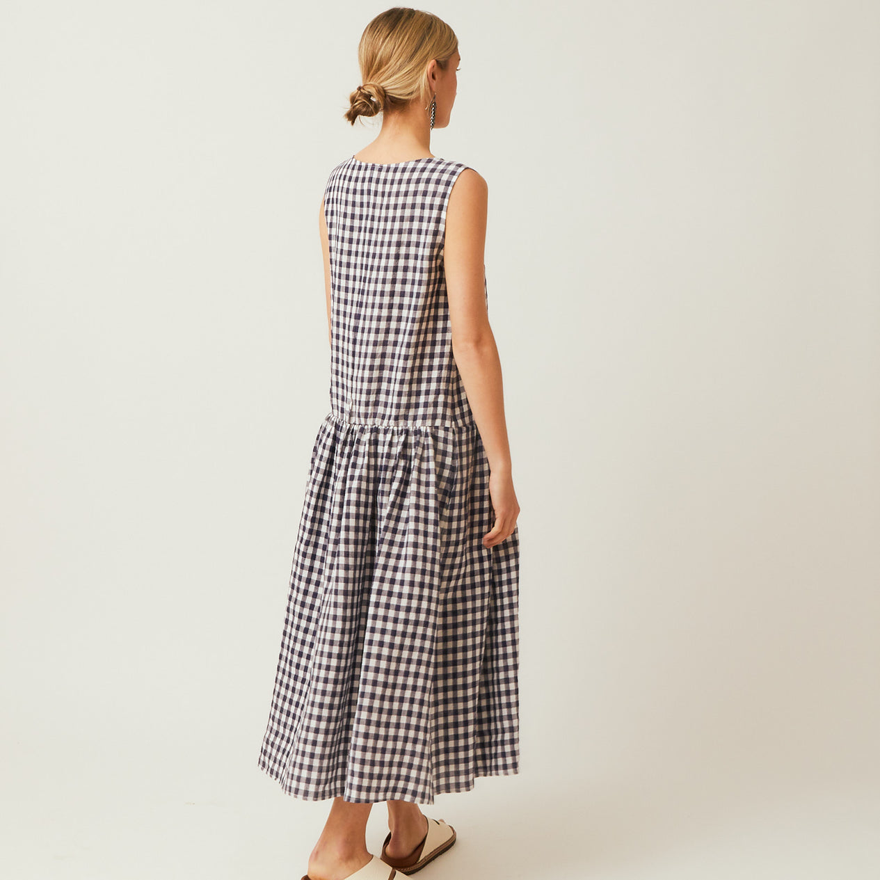 Apuntob Gingham Dress