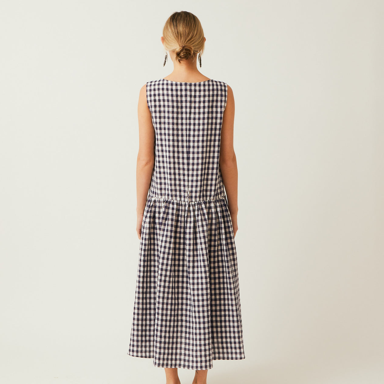 Apuntob Gingham Dress