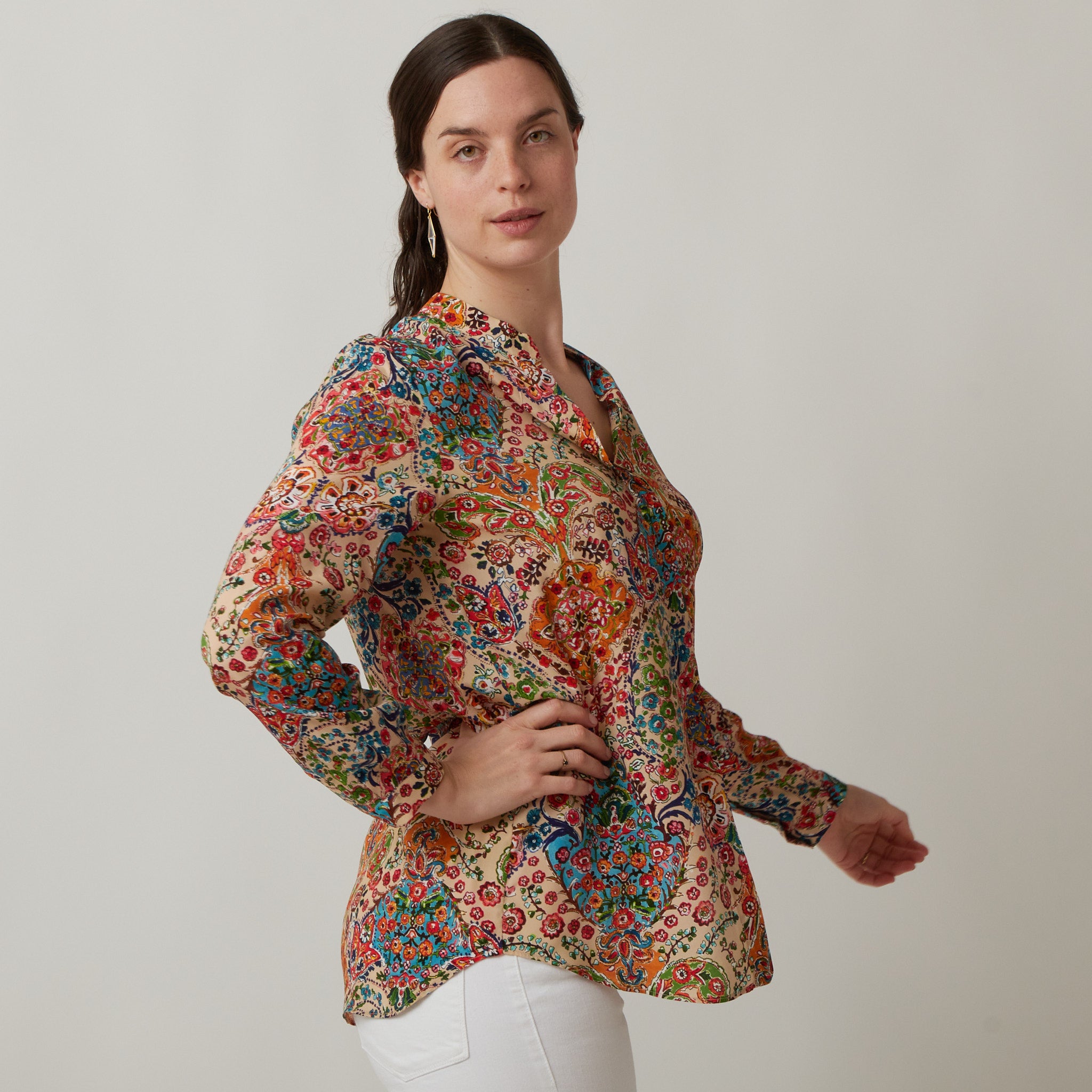 Mitro Paisley Top – Atlantic Nantucket