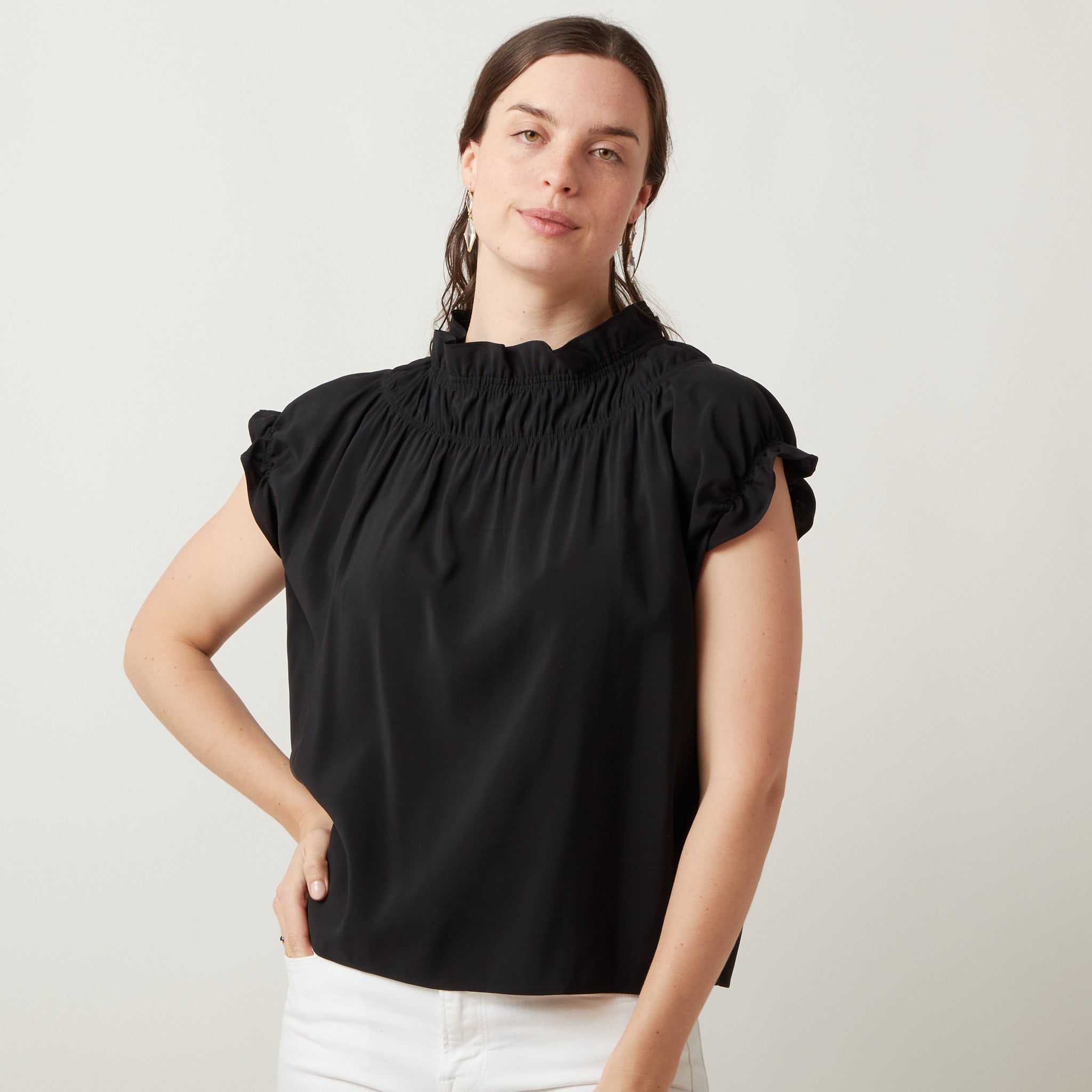 Atlantique Ascoli Black Memoir Top – Atlantic Nantucket