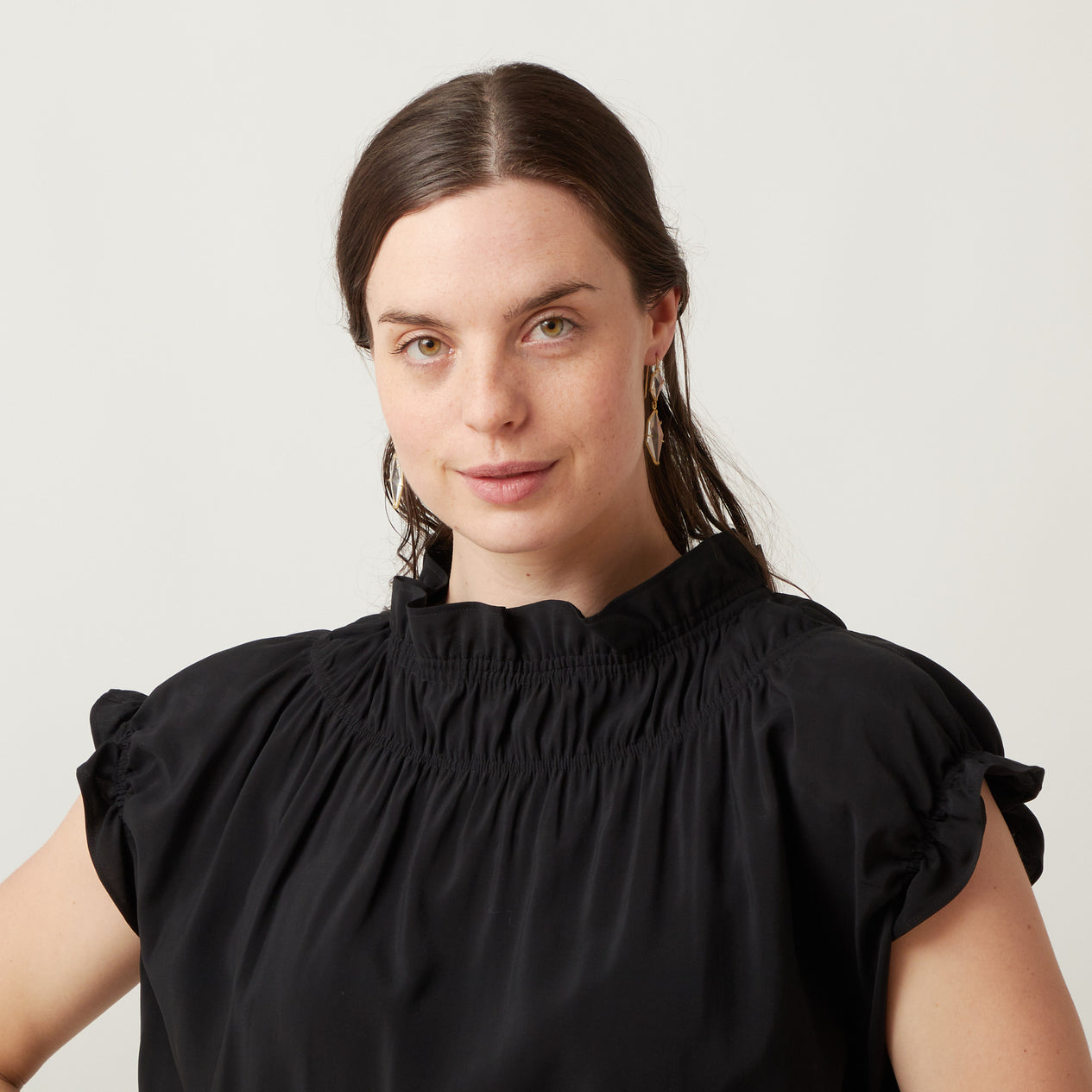Atlantique Ascoli Black Memoir Top