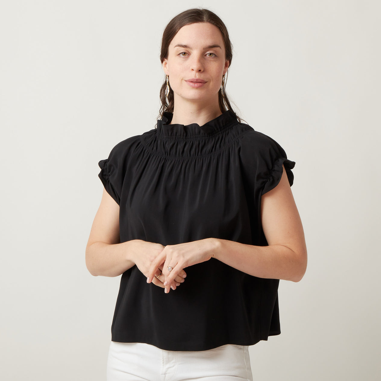 Atlantique Ascoli Black Memoir Top