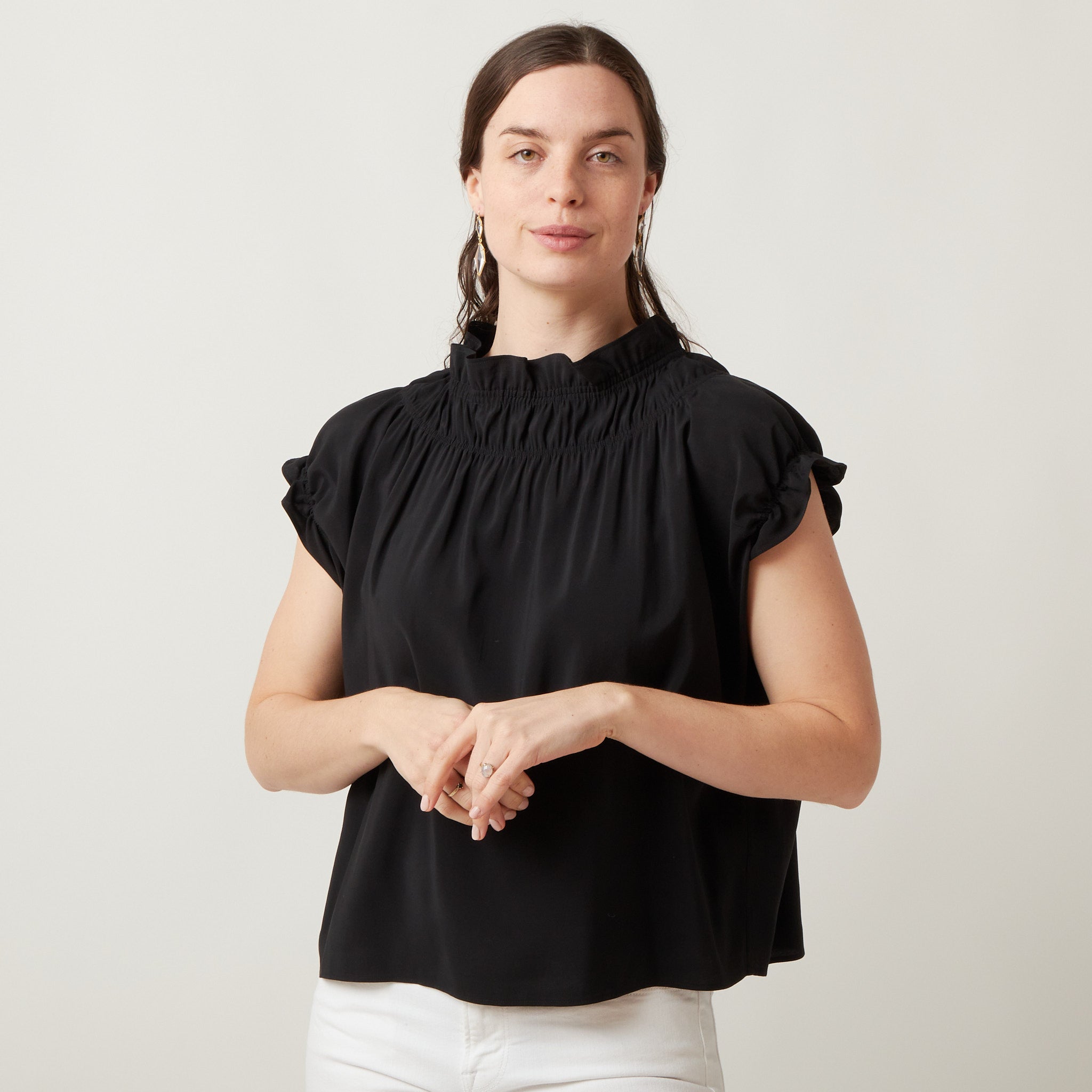 Atlantique Ascoli Black Memoir Top – Atlantic Nantucket