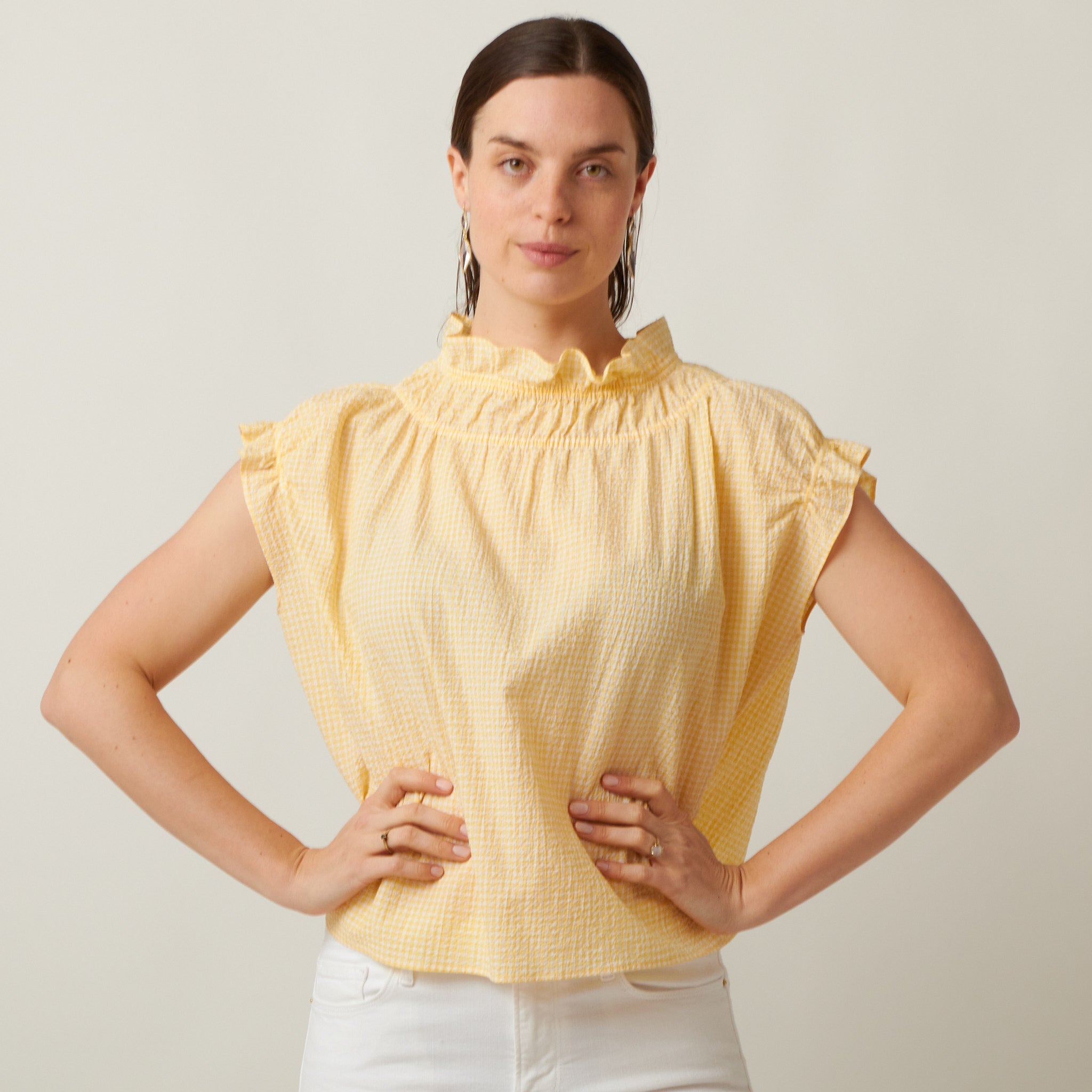 Atlantique Ascoli Seersucker Memoir Top – Atlantic Nantucket