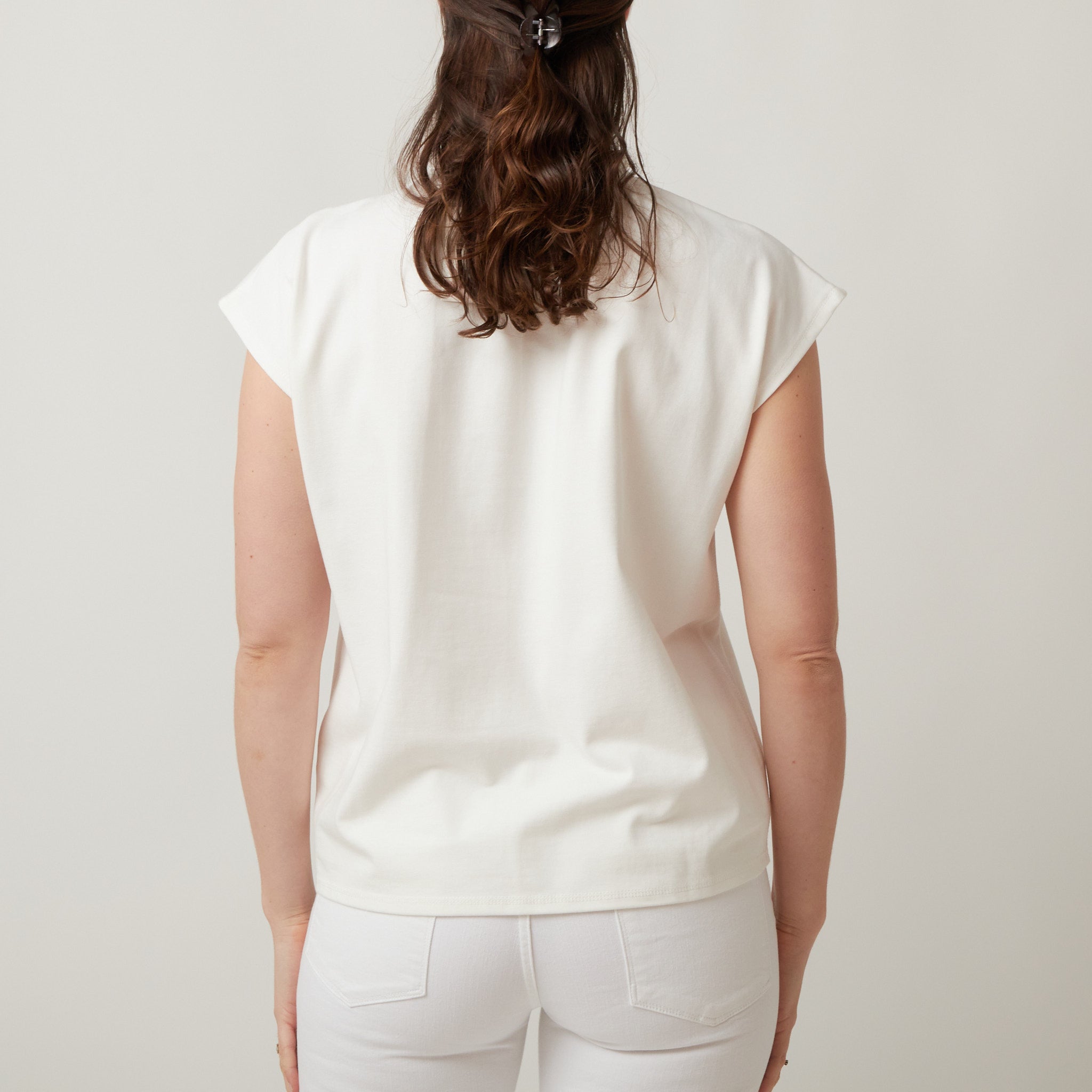 Atlantique Ascoli Cap-Sleeve Sweat Blouse – Atlantic Nantucket