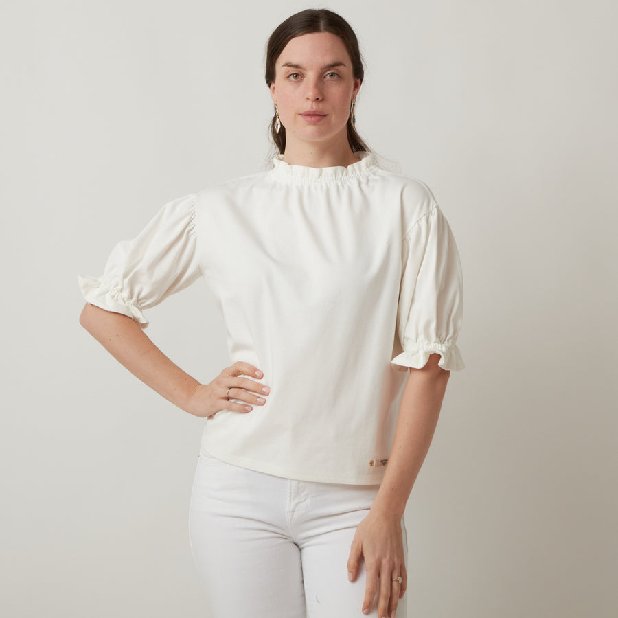 Atlantique Ascoli Short Sleeved Sweat Blouse