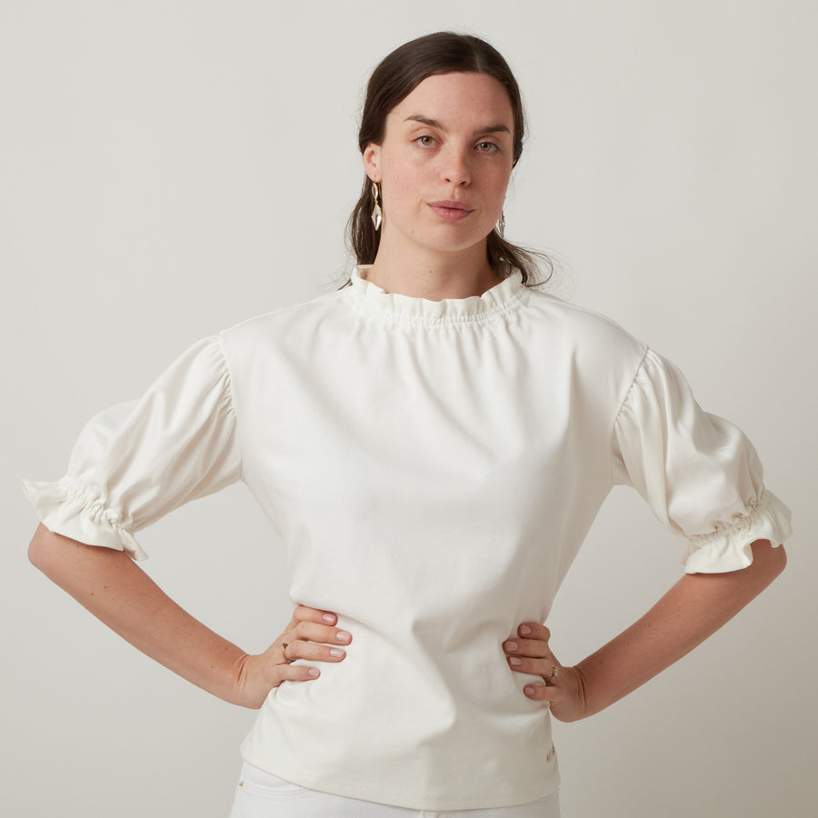 Atlantique Ascoli Short Sleeved Sweat Blouse