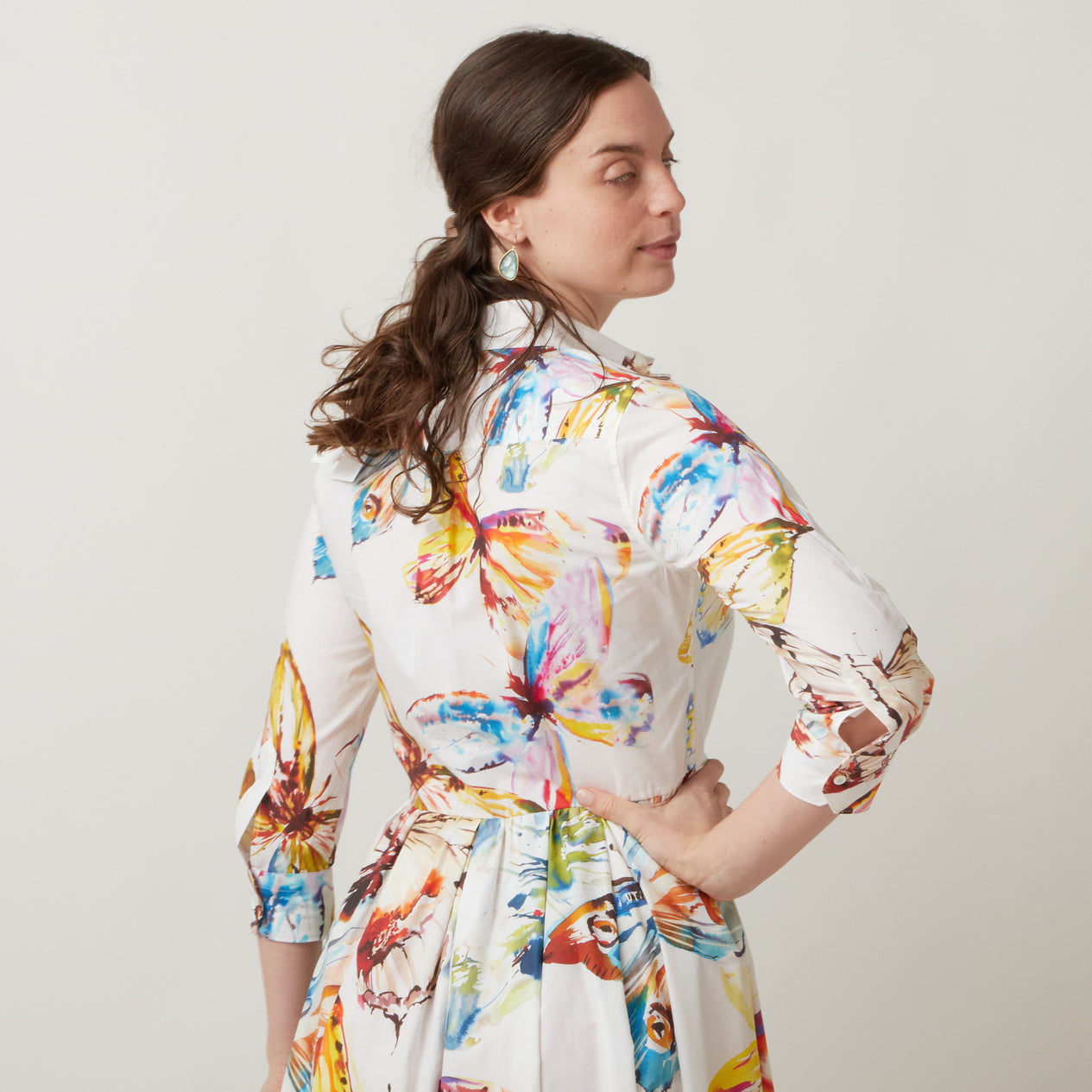 Sara Roka Elena Butterfly Dress