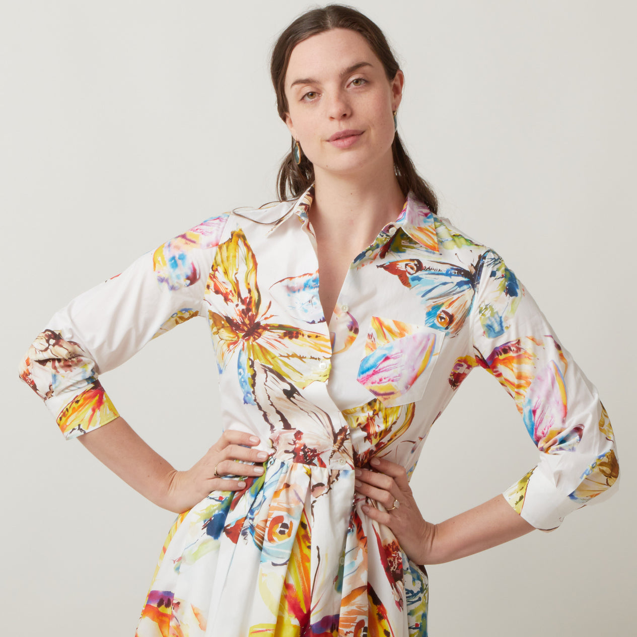 Sara Roka Elena Butterfly Dress