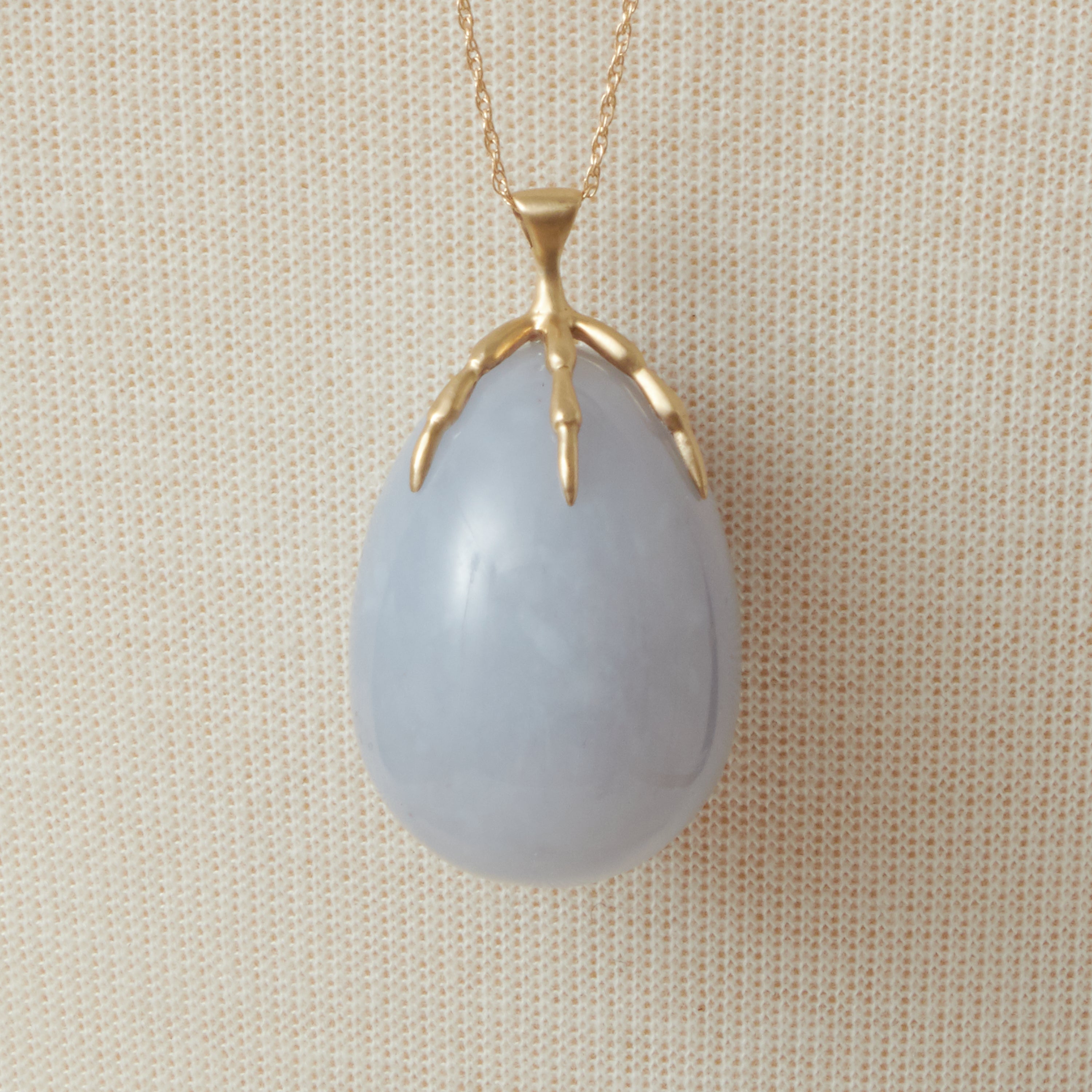 Annette Ferdinandsen Blue Chalcedony Egg
