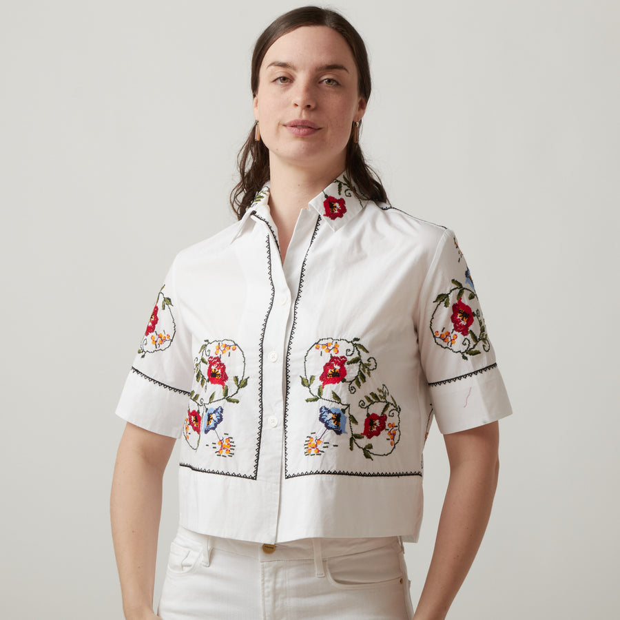 LAURENCE BRAS | Beige Women‘s Patterned Shirts & Blouses | YOOX