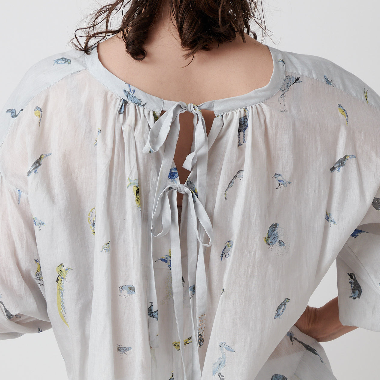 Bunon Bird Tie Back Top