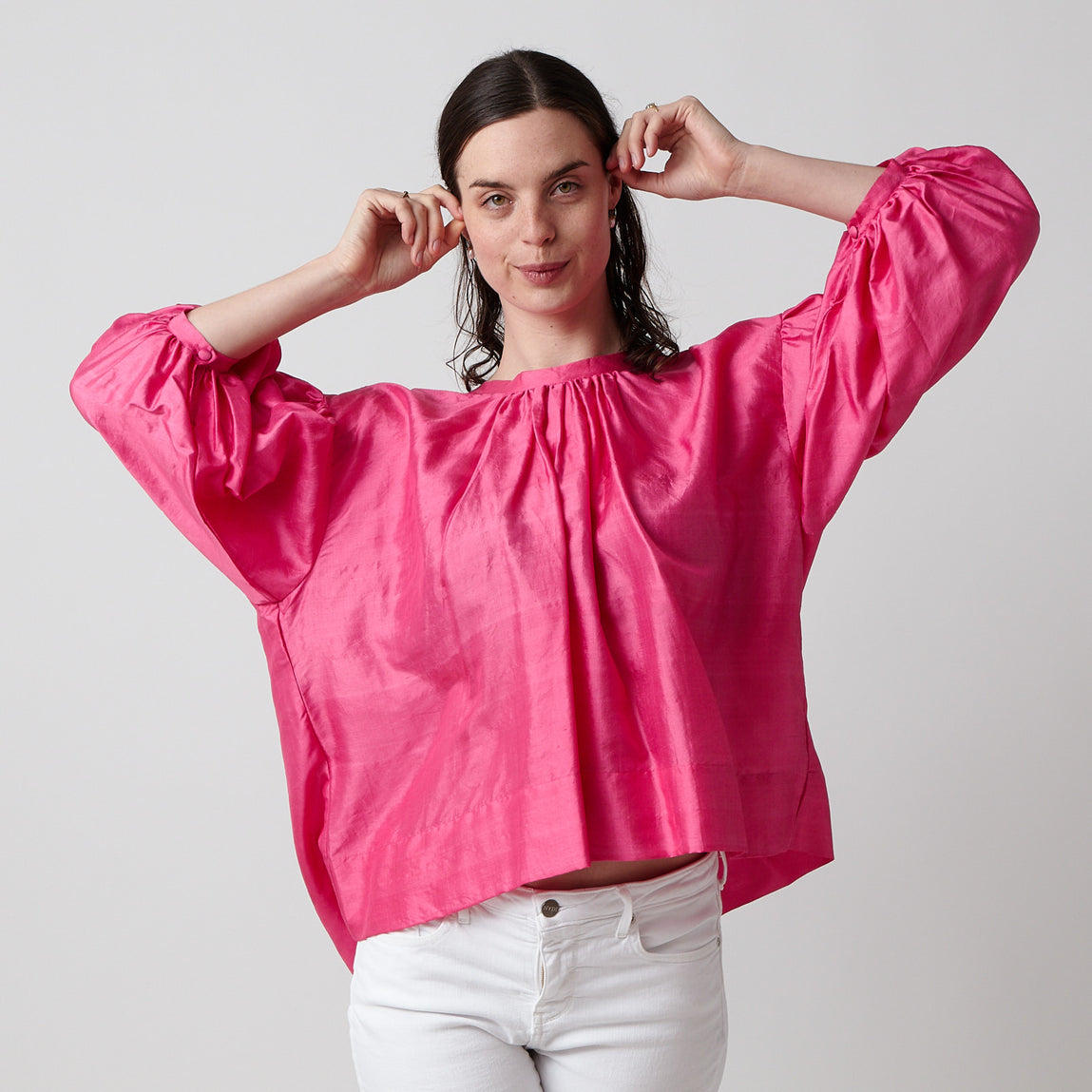 Bunon Silk Tie Back Top – Atlantic Nantucket