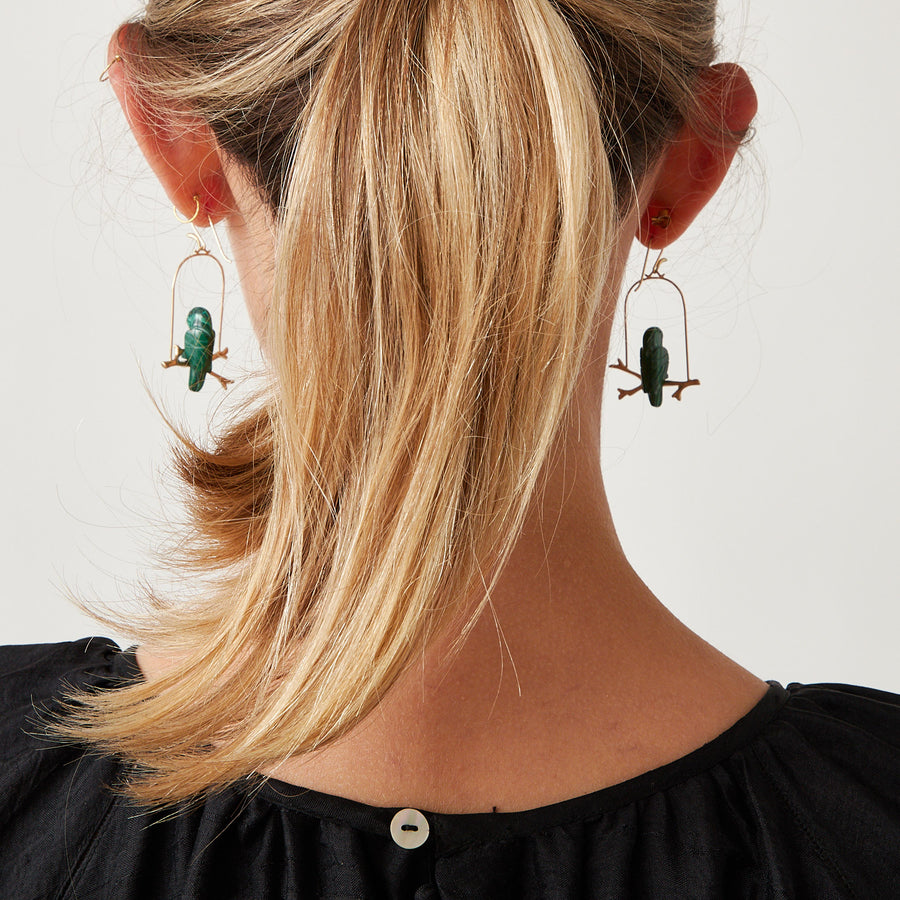 Annette Ferdinandsen Parrot Earrings