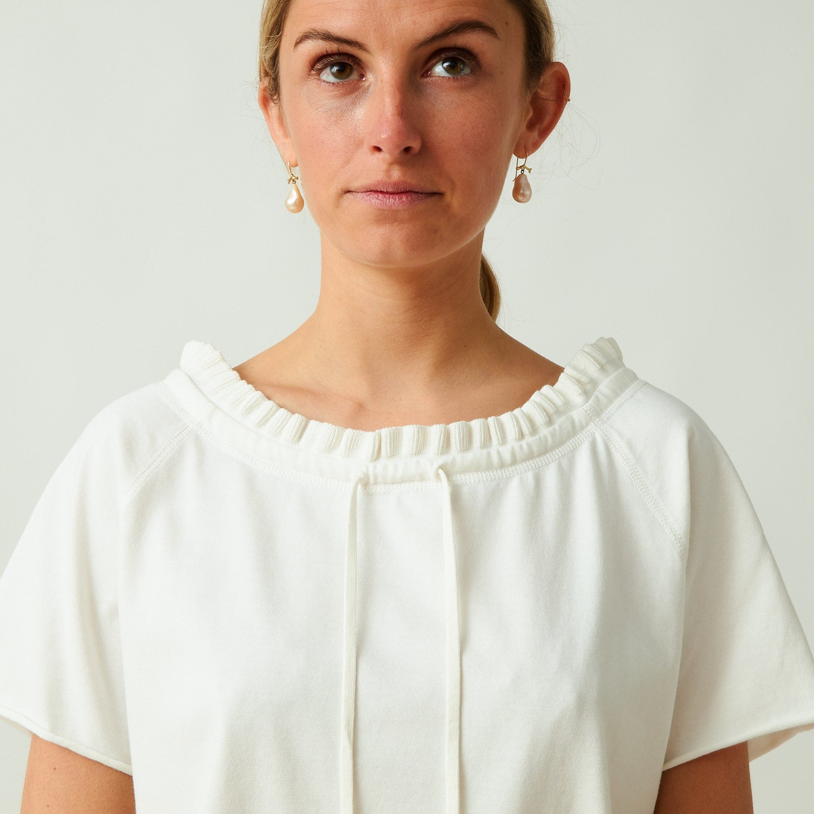 Atlantique Ascoli Short Sleeve Sweat Blouse – Atlantic Nantucket