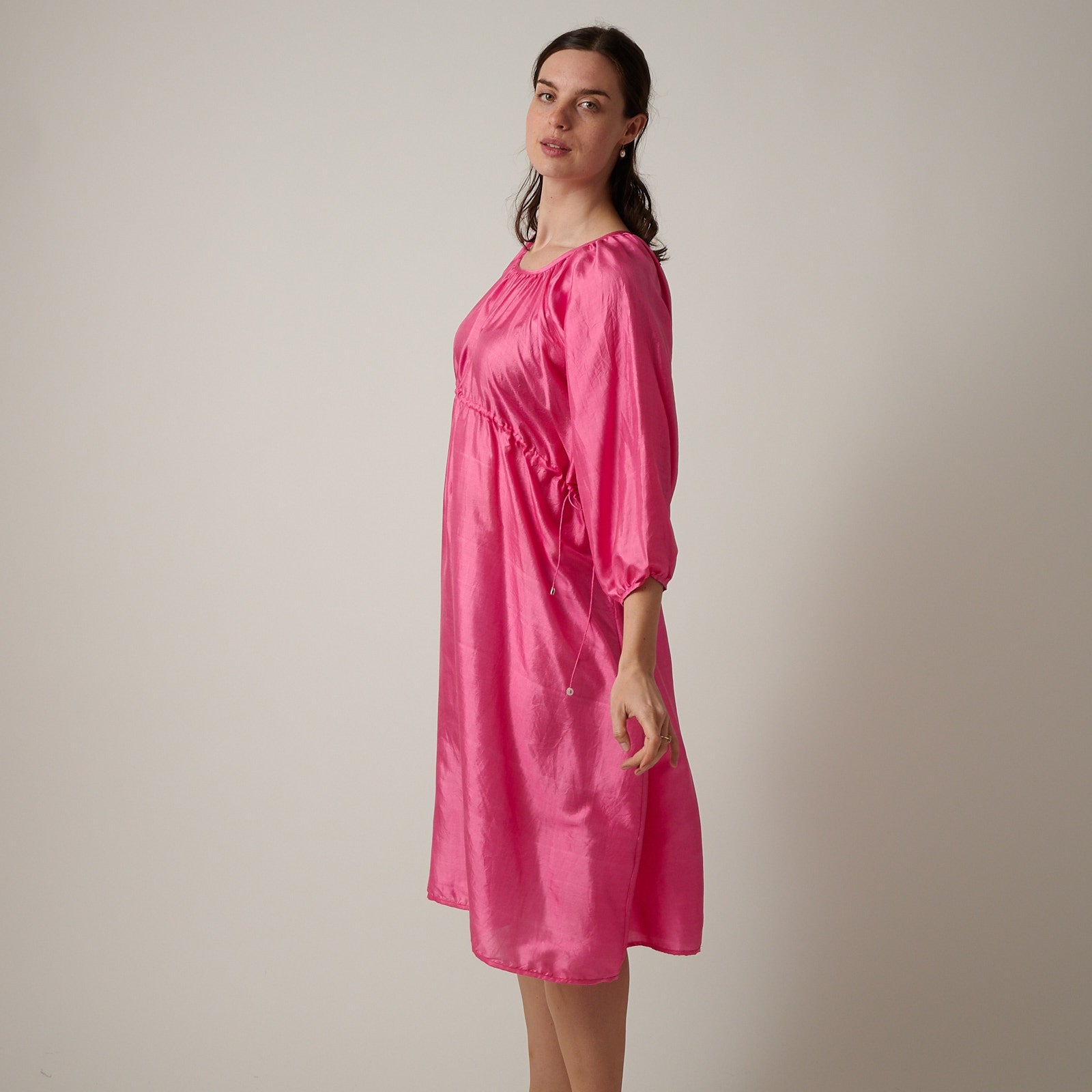 トップス BUNON Cotton Silk Khadi Gather Blouse Bunon – Atlantic Nantucket