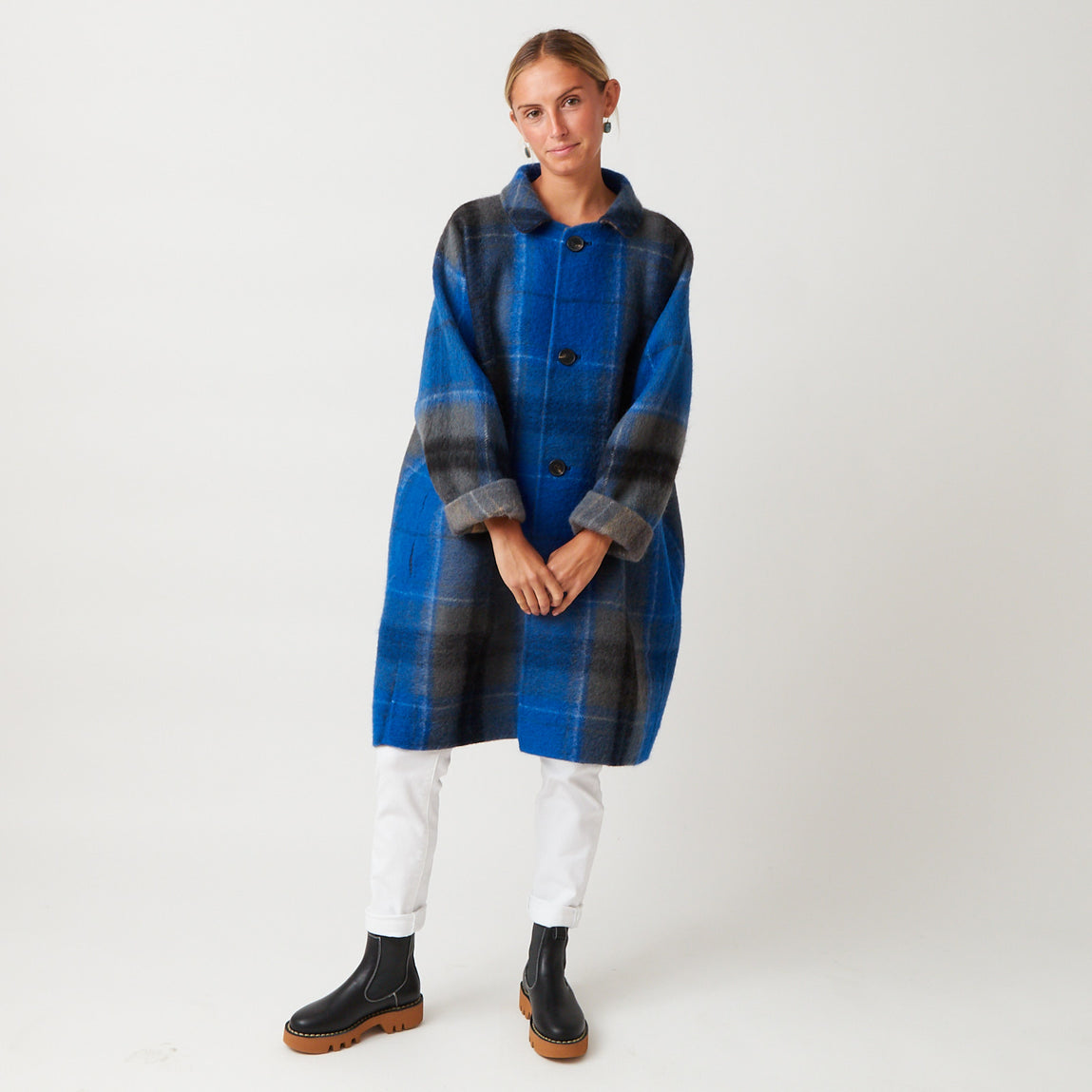Sofie D'Hoore Tartan Cove Coat – Atlantic Nantucket