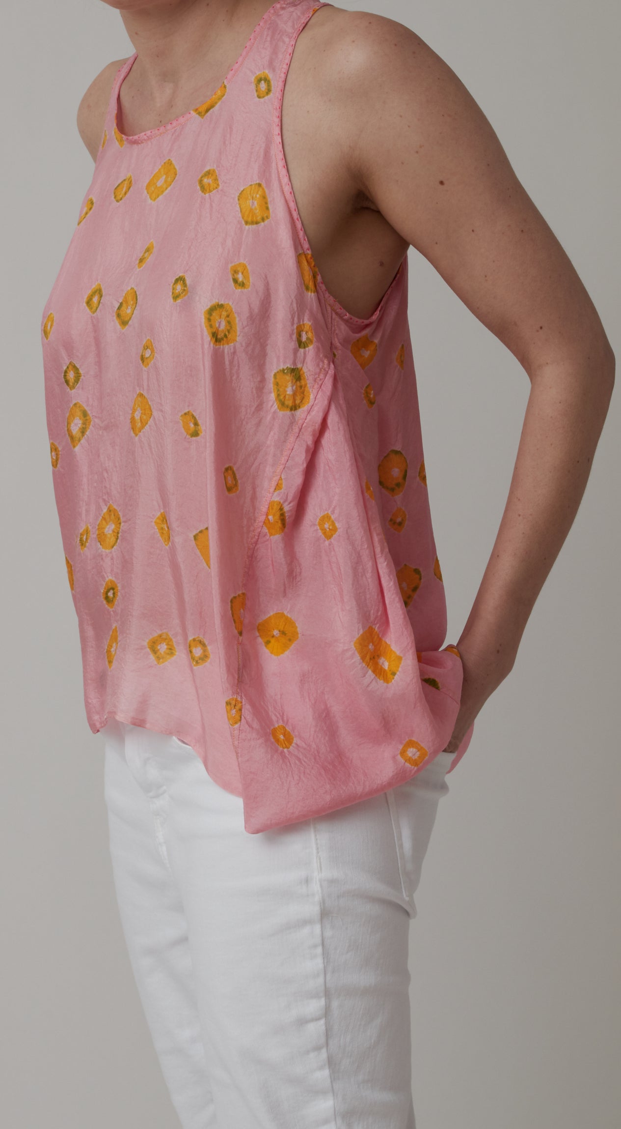 Injiri Pink Sleeveless Top Sale